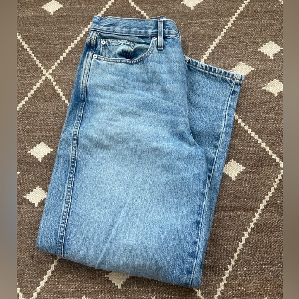 EUC apiece apart high rise Mari barrel jeans 30